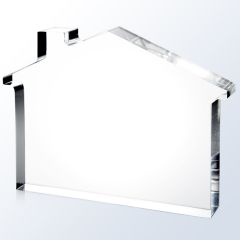 Acrylic House Shaped Award - Real Estate