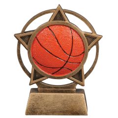Stellar Basketball Trophies