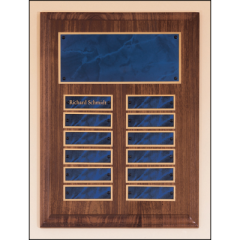 Solid American Walnut Perpetual Plaque