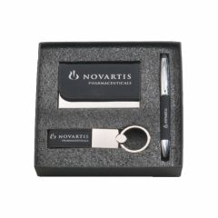 Black Leather Office Gift Set