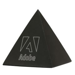 Black Marble Pyramid Award - 3"