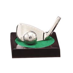 Metallic Golf Iron Award