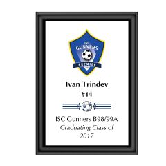 ISC Gunners Plaque