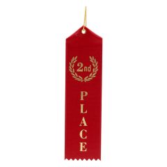 Second Place Red Ribbons