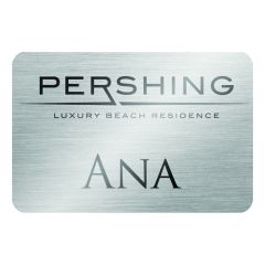 Silver Metal Name Badge