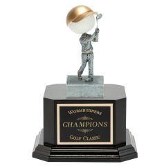 Perpetual Bobble Head Golf Trophy
