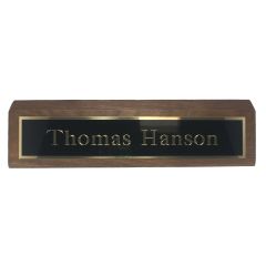 Walnut Desk Wedge - example 1