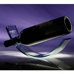 Engraved Glass Wine Stand