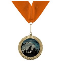 Halloween Zombie Medals