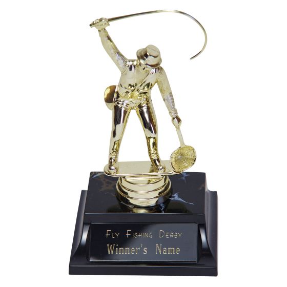 Golden Figure Fly Fishing Trophy