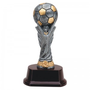 This replica World Cup Soccer trophy is a great choice for older kids or for larger achievements.
