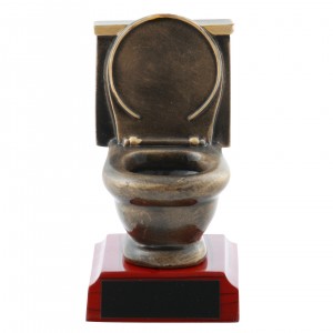 One of our best sellers, toilets make great gag trophies for fantasy football, golf, and poker.