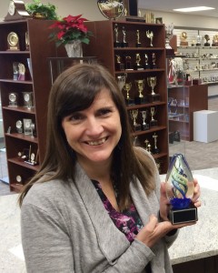 I'm modeling our winning Egg!