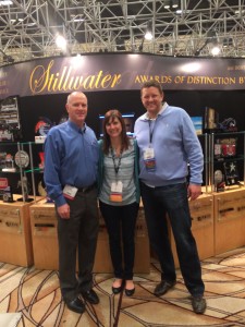 Jon, President of Zeit, with Jessica and Jeff at the 2014 ARA show in Vegas.