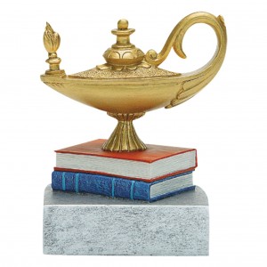 Full Color Learning Excellence Resin Trophies