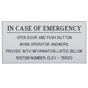 Call us at 877-926-4700 for questions about signs.