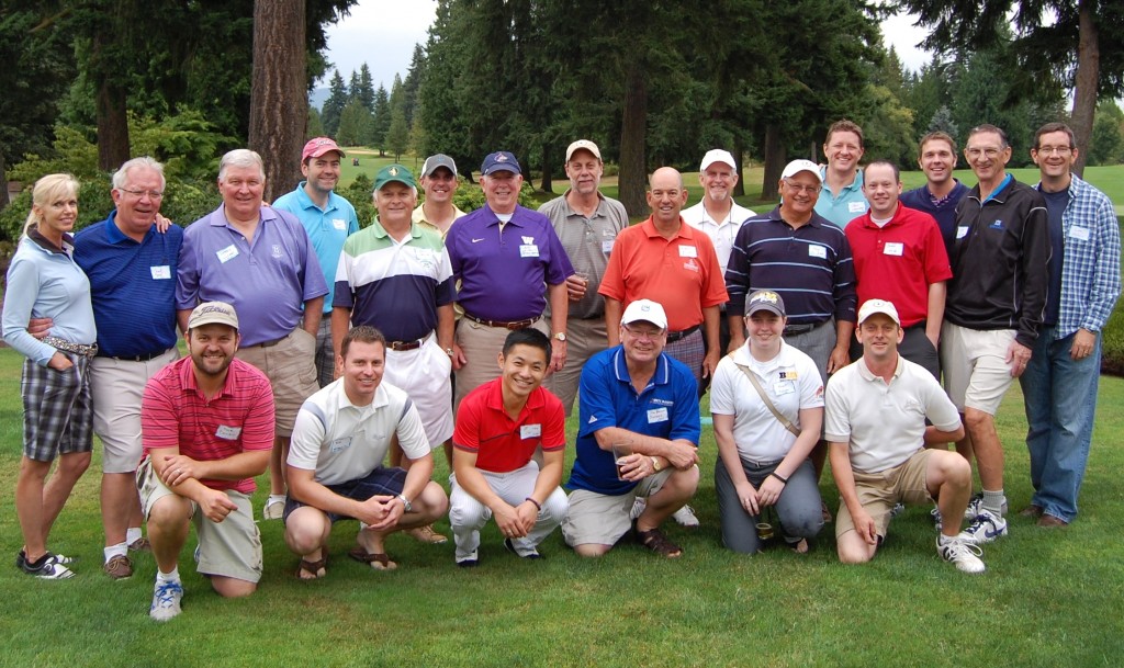 Golfers at a Golf Tournament at Fairwood.  Can you find Jeff?