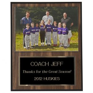 Coach plaque sayings last a lifetime, consider your engraving carefully!