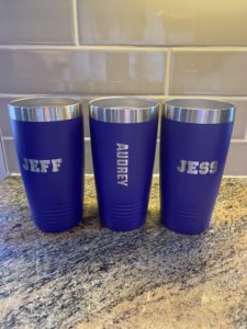 Tumblers with names