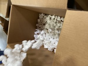 Peanuts in the box first