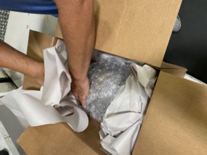 Paper to prevent shaking