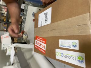 Add fragile stickers